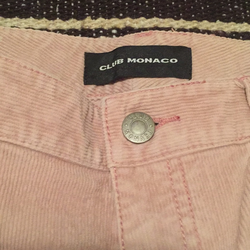 Club Monaco Light Pink Corduroy Jeans